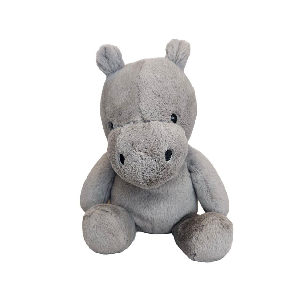 Jellycat Nimbus Gray Hippo Plush 10" Rare Small Hippopotamus Stuffed Animal HTF